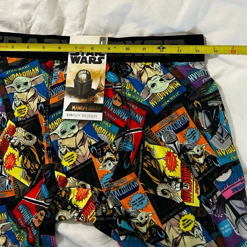 NWT (2) Disneys Mandalorian Crazy Boxers size L